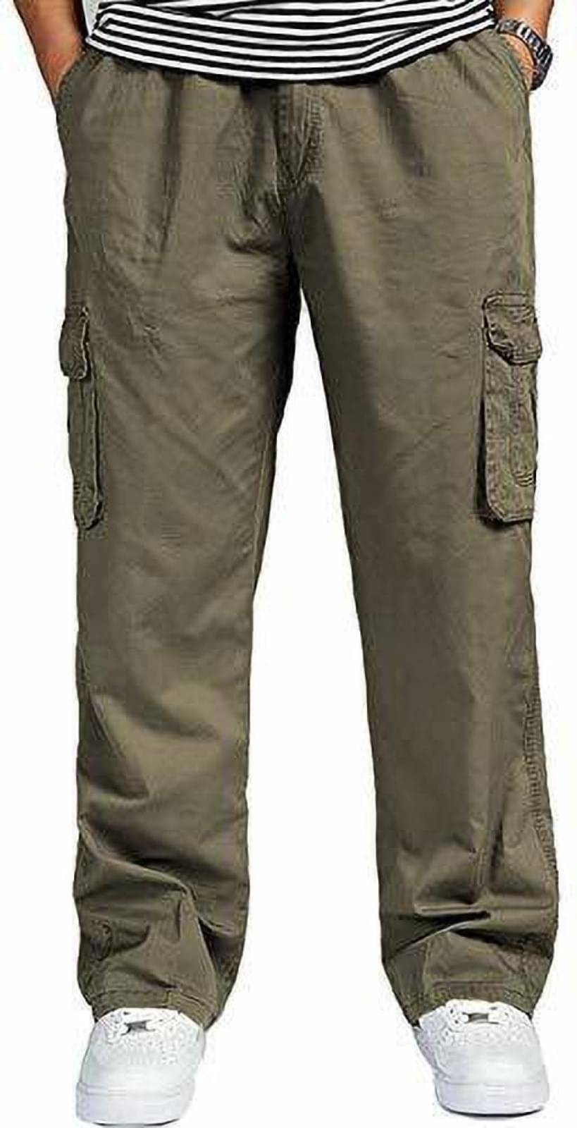     			Reoutlook Regular Flat Men's Cargos - Green ( Pack of 1 )