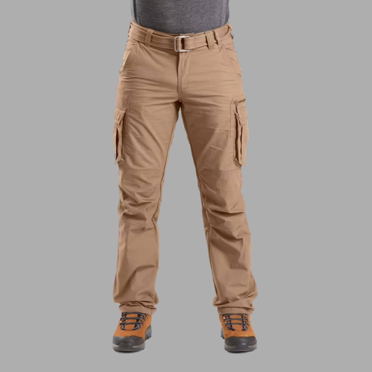     			Reoutlook Regular Flat Men's Cargos - Beige ( Pack of 1 )