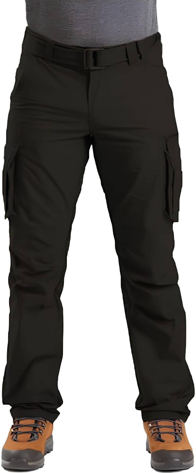     			Reoutlook Regular Flat Men's Cargos - Black ( Pack of 1 )