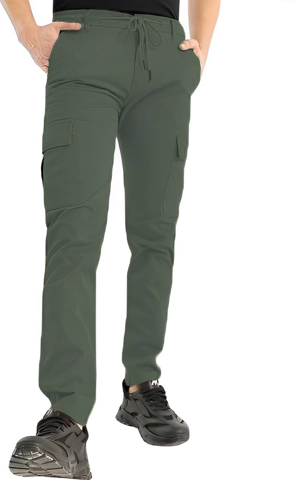     			Reoutlook Regular Flat Men's Cargos - Green ( Pack of 1 )