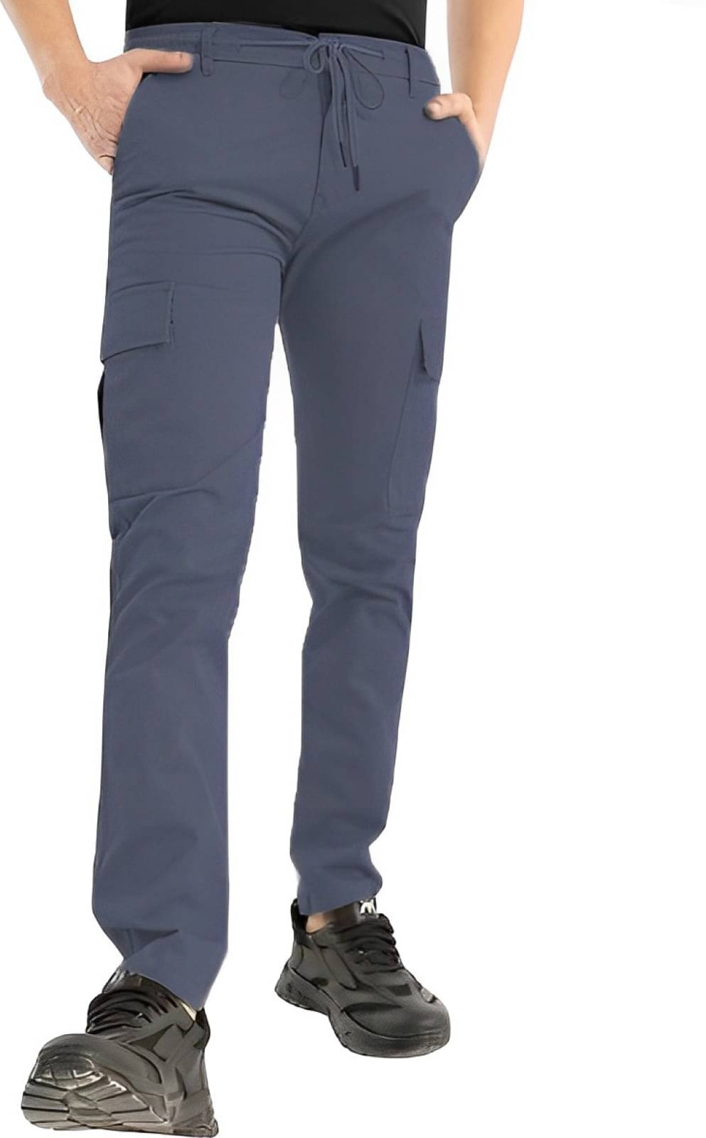     			Reoutlook Regular Flat Men's Cargos - Blue ( Pack of 1 )