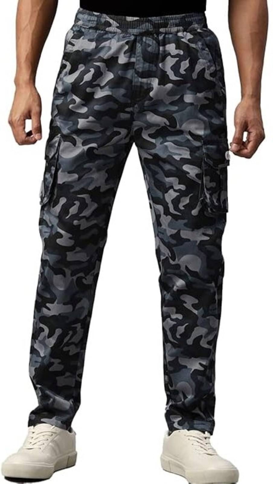     			Reoutlook Regular Flat Men's Cargos - Grey ( Pack of 1 )