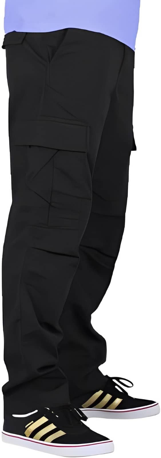 Reoutlook Relax Flat Men's Cargos - Black ( Pack of 1 ) - Trousers | Buy online on ZillyBuy