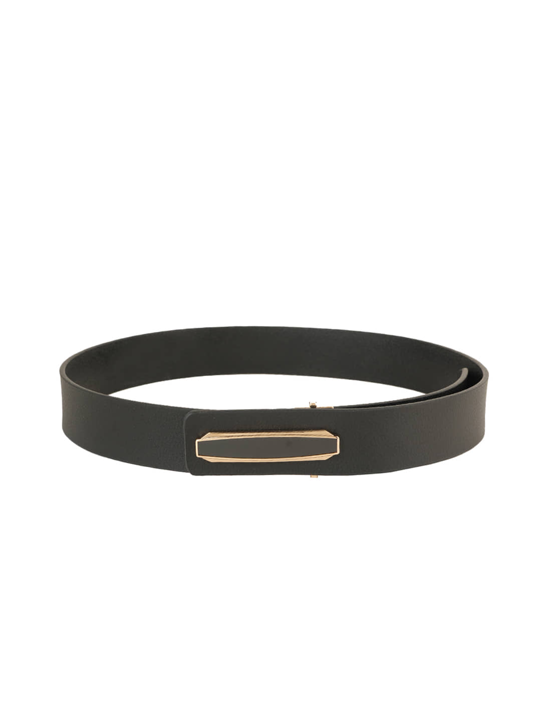 STYLE SHOES - Black Leather Men's Formal Belt ( Pack of 1 )