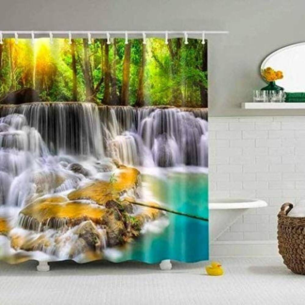     			Sai Arpan Abstract Blackout Eyelet Curtain 7 ft ( Pack of 1 ) - Multi Color