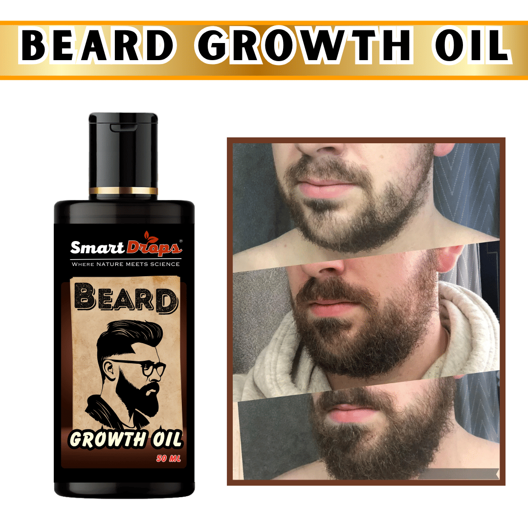 Smartdrops Argan Oil Growth And Softness Beard Oil 50 gm Smartdrops Argan Oil Growth And Softness Beard Oil 50 gm