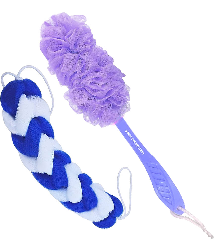 Swiss Connection Long Handle Loofah Assorted Pack of 2 - Body Care - Loofah and Other Tools | Buy online on ZillyBuy