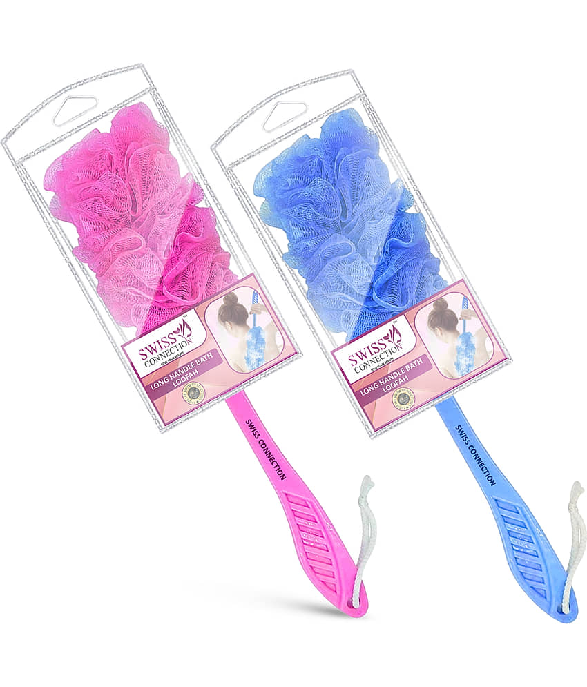 Swiss Connection Loofah Back Scrubber Assorted Pack of 2 - Body Care - Loofah and Other Tools | Buy online on ZillyBuy