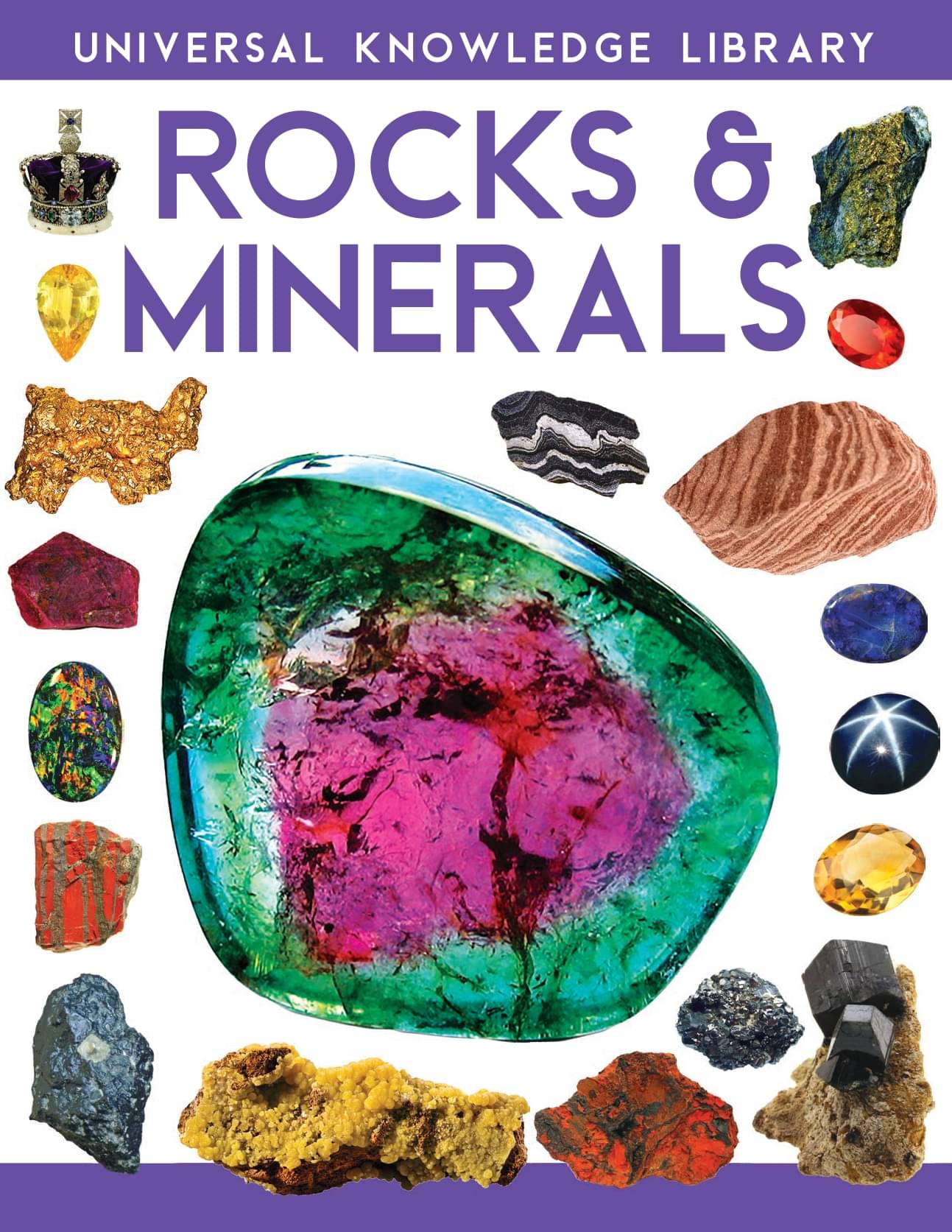     			Universal Knowledge Library: Rocks and Minerals (English)