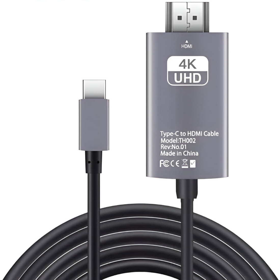    			Upix USB Type C to HDMI 6.6FT 4K@30Hz, 2K@144Hz Resolution Cable