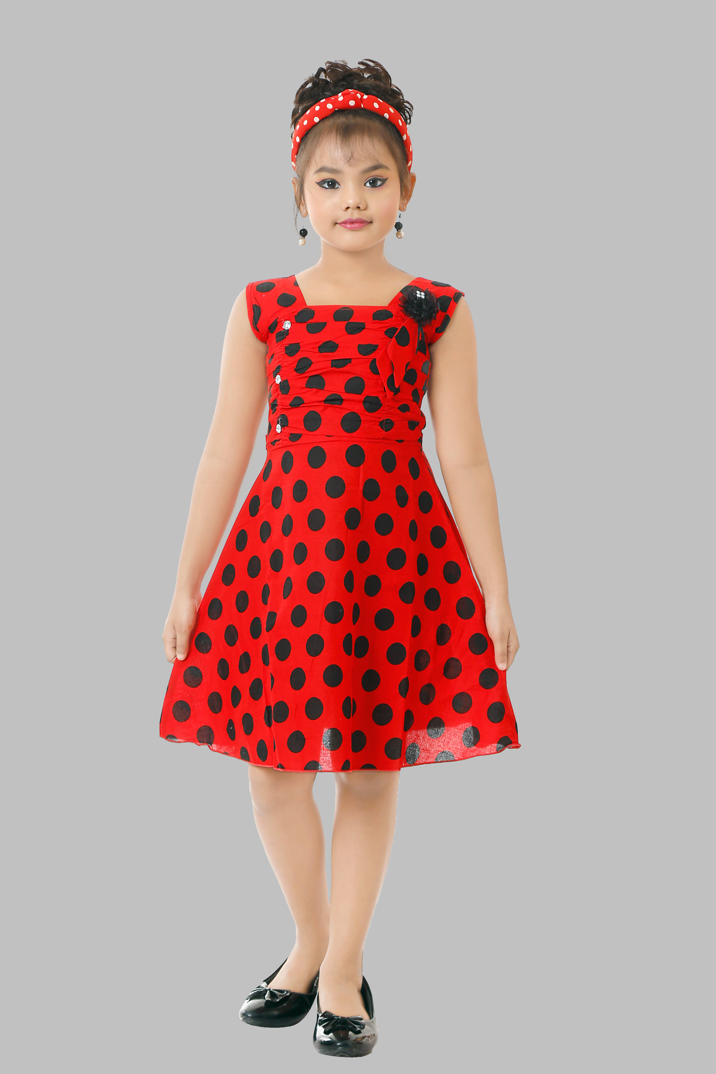 fessist Cotton Blend Frock For Baby Girls ( Pack of 1 , Red ) fessist Cotton Blend Frock For Baby Girls ( Pack of 1 , Red )