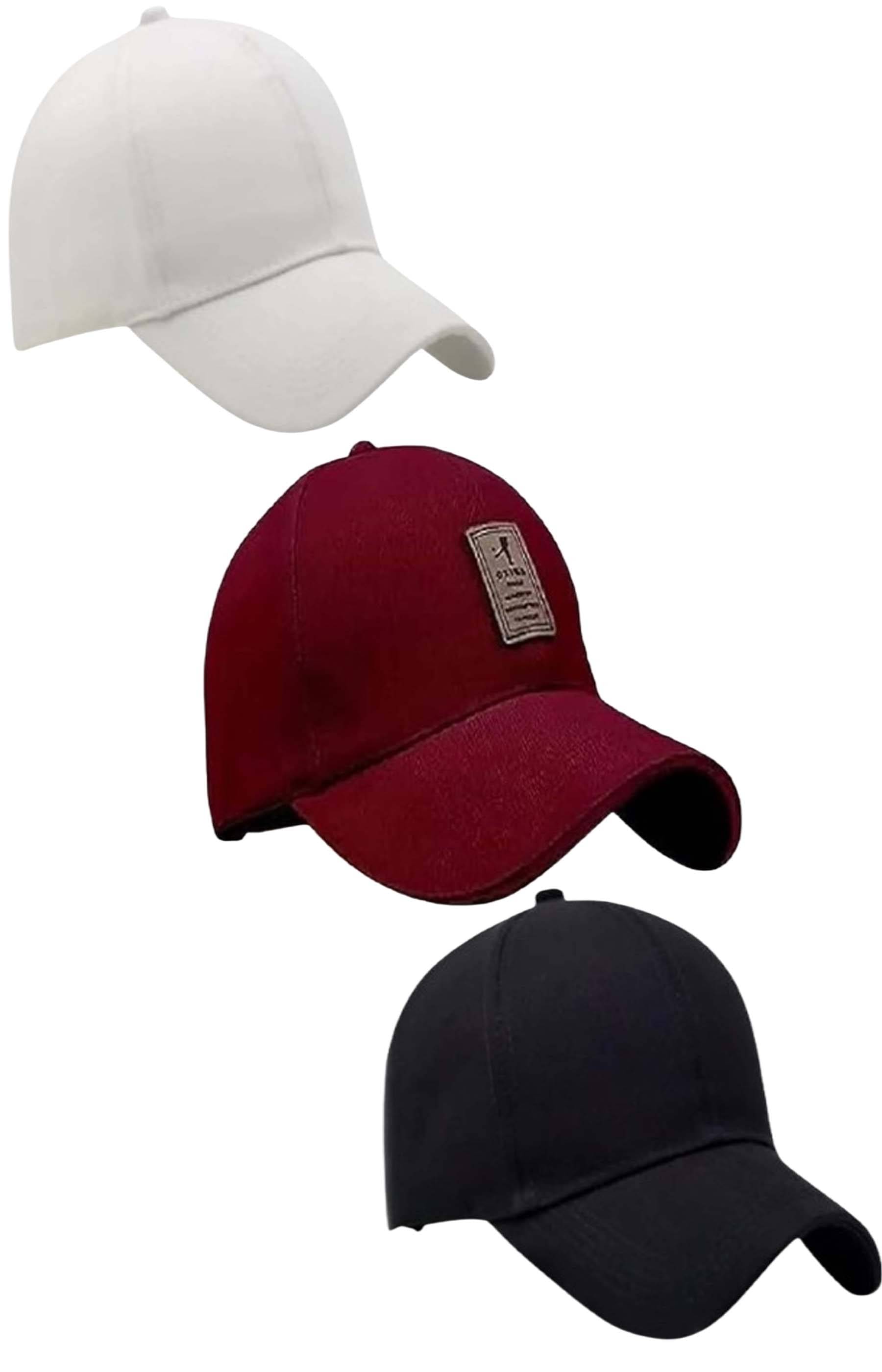 windexa Pack of 3 Polyester Men's Cap ( Multicolor ) windexa Pack of 3 Polyester Men's Cap ( Multicolor )