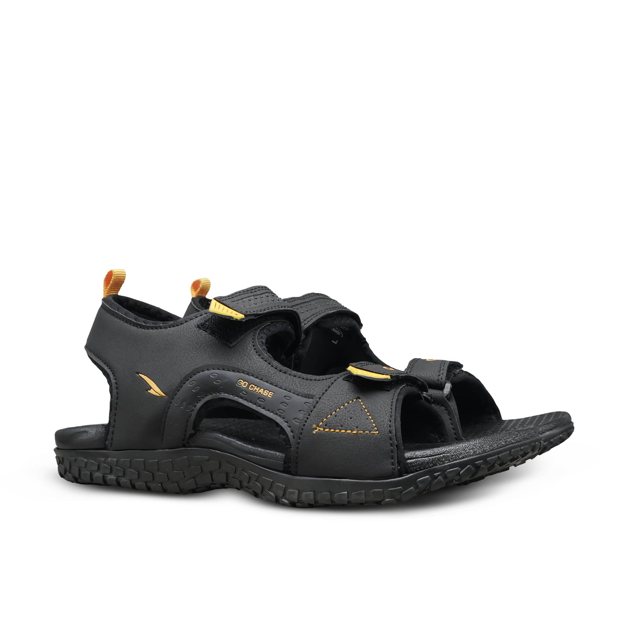     			ASIAN - Black Men's Floater Sandals