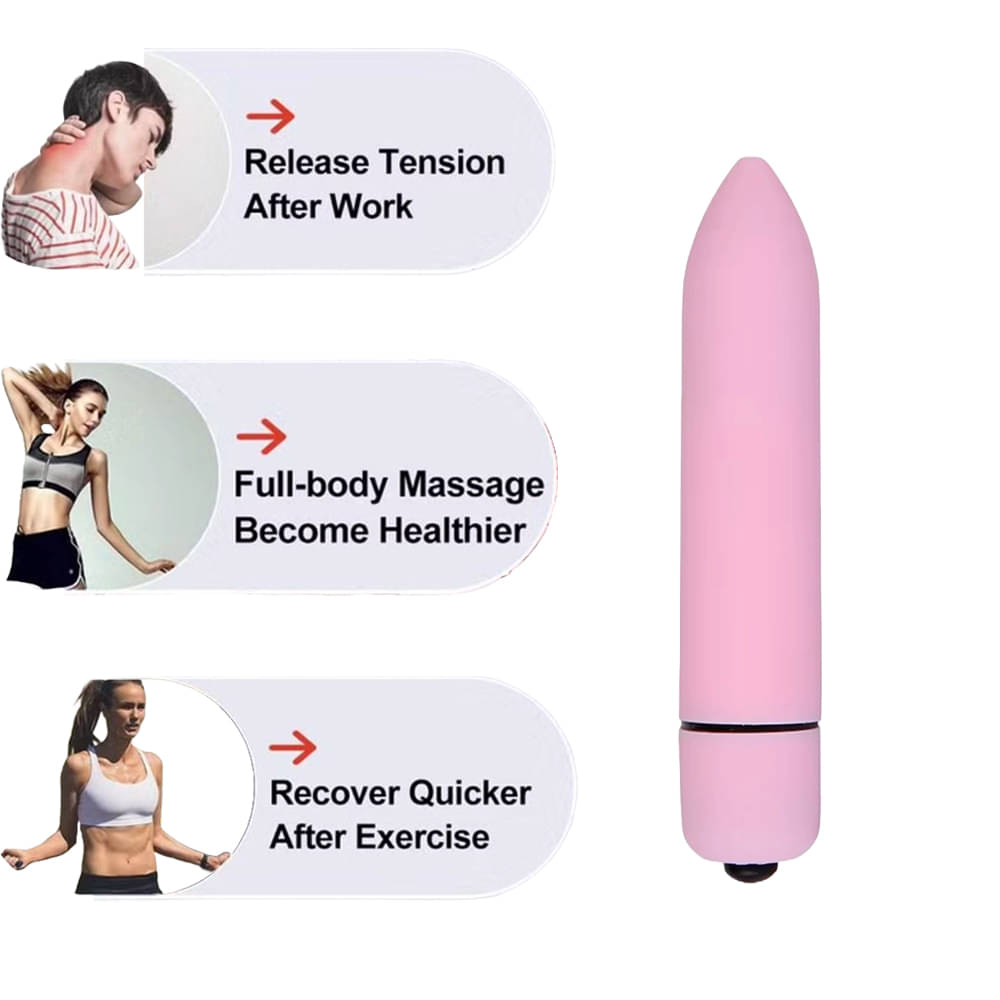     			Breckelle's Mini Bullet Vibrator Manual Massager