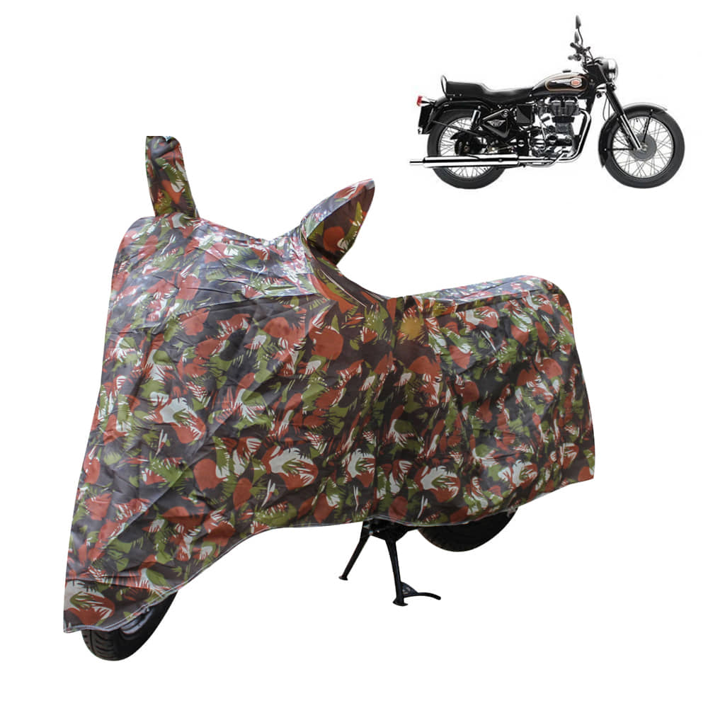 CARNSRT Bike Body Cover for Yamaha Bullet 350 ( Pack of 1 ) , Jungle