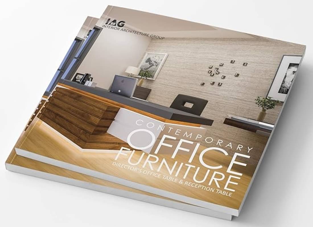     			Contemporary Office Furniture: Director's Office Table and Reception Table