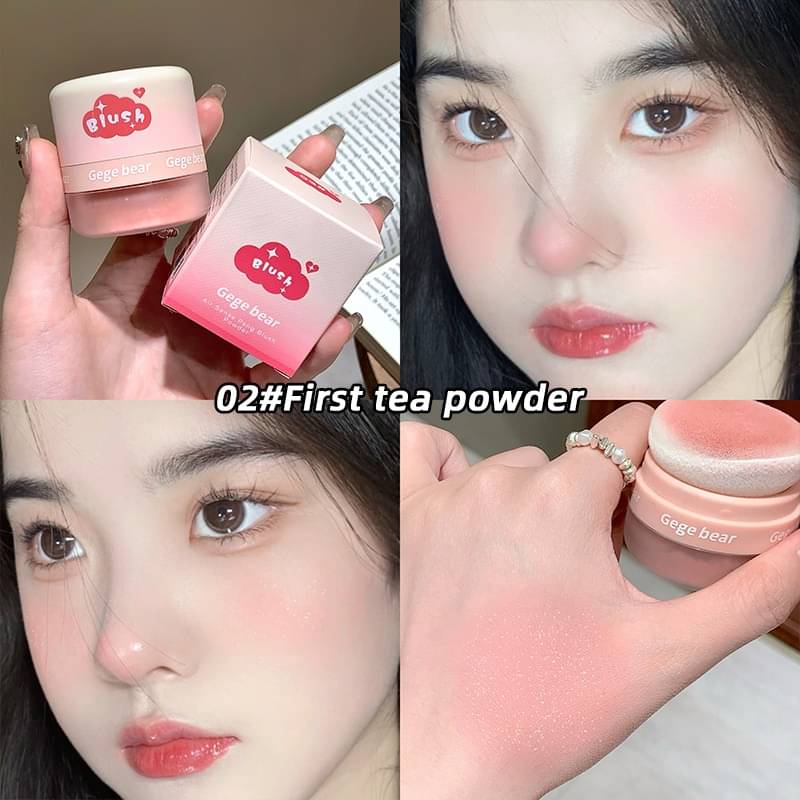     			DAIMANPU Loose Powder Blush Peach 10 g