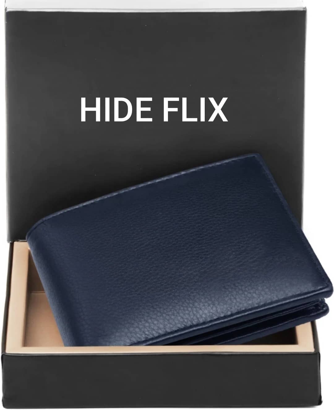 HIDEFLIX Leather Solid Men's Regular Wallet With 8 Slots For Card ( Blue , Pack of 1 ) - Handbags | Buy online on ZillyBuy