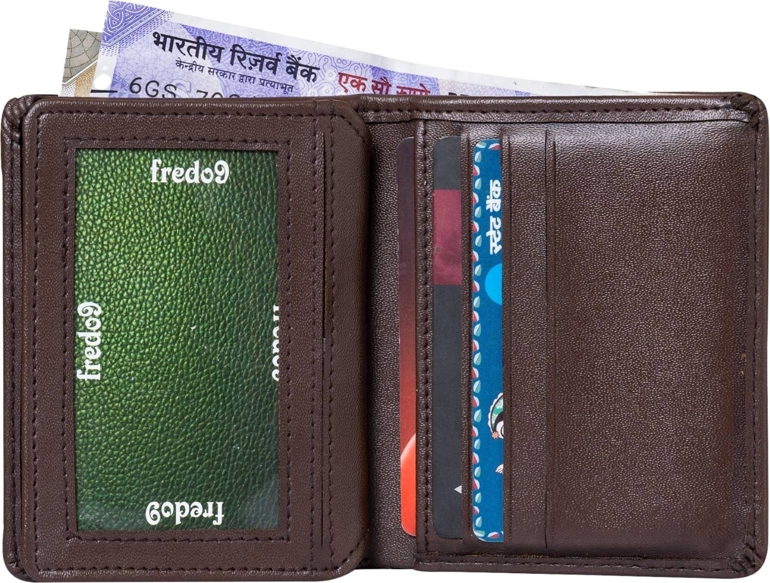     			HIDEFLIX PU Leather Unisex Card Holder ( Pack of 1 )