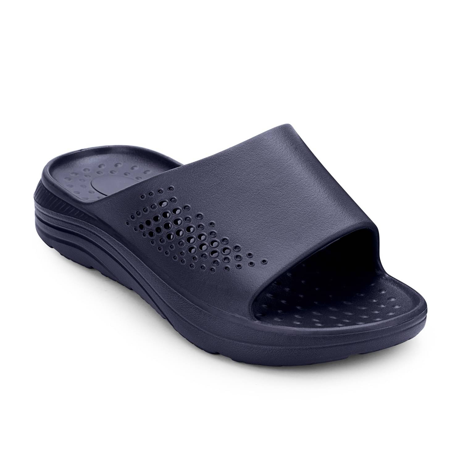     			HOPPA Navy Men's Slide Flip Flop