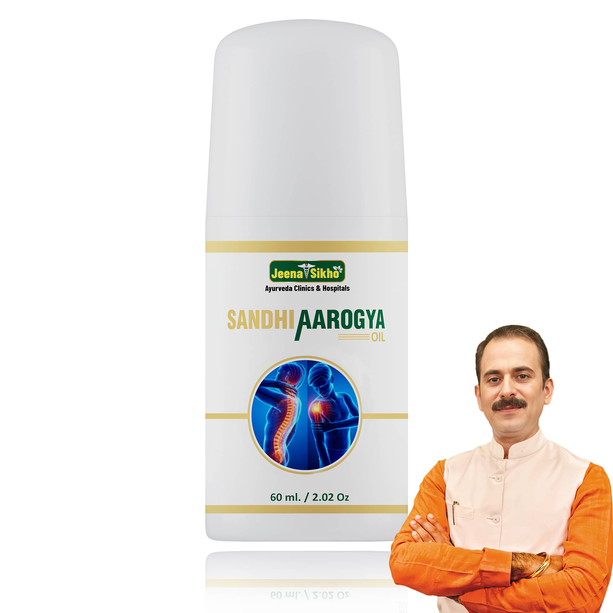     			Jeena Sikho Sandhi Aarogya Oil | Ayurvedic Pain Relief Oil for Joint Pain & Muscle Discomfort, 60ml