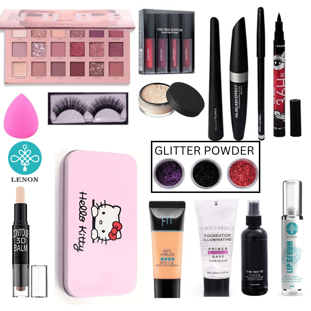     			Lenon Makeup Kit ( Daily use 14 item Makeup Combo )
