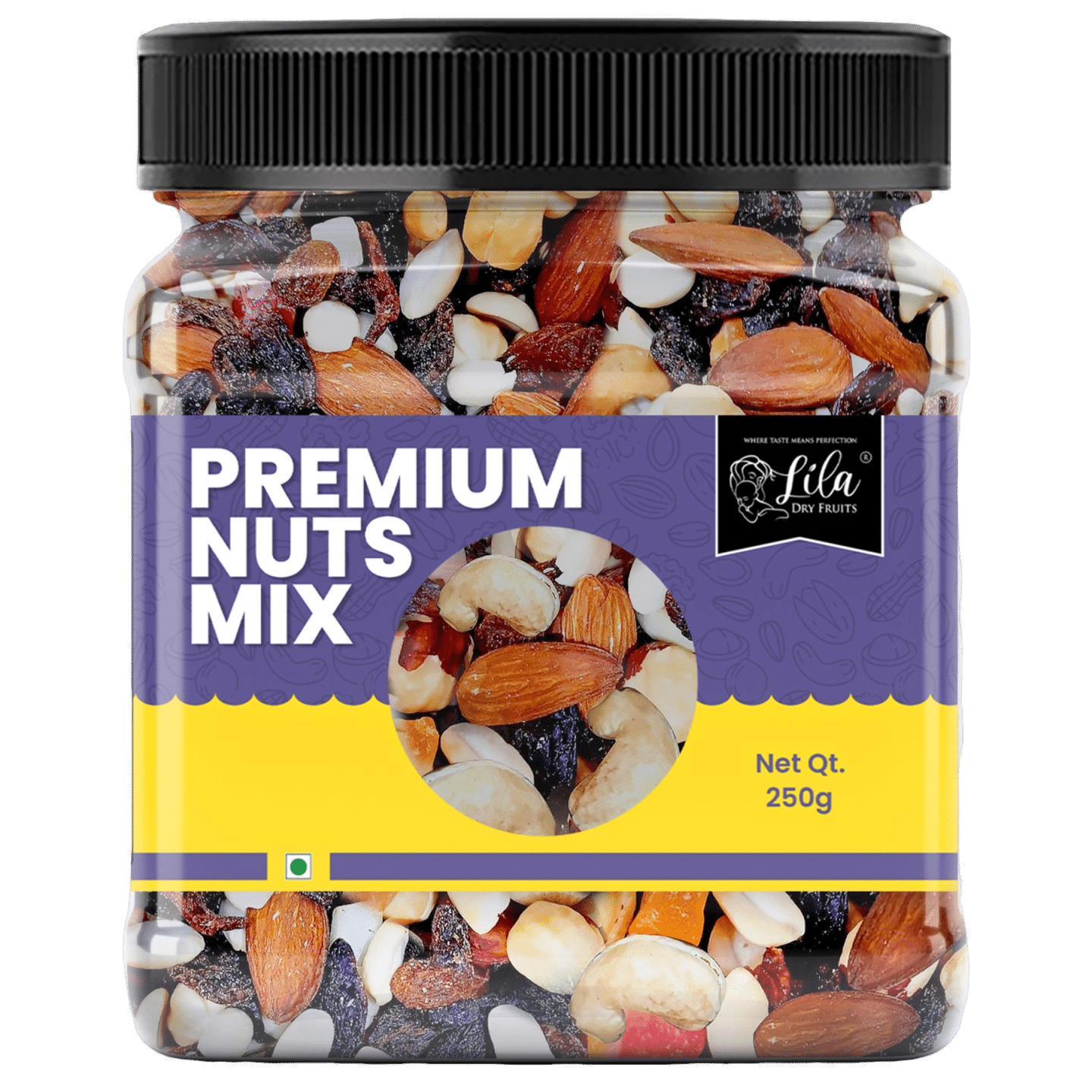 LILA DRY FRUITS Nuts Mix, Perfect Blend of Dry Fruits and Seeds Mixes 250gm LILA DRY FRUITS Nuts Mix, Perfect Blend of Dry Fruits and Seeds Mixes 250gm