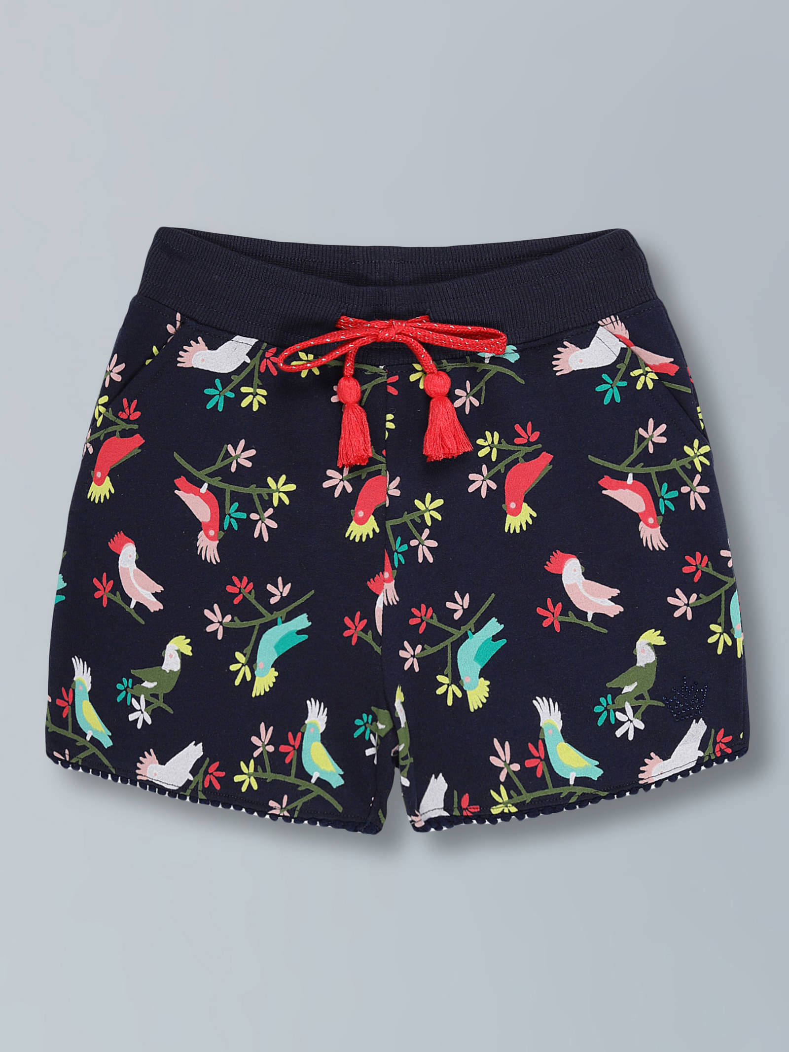     			PLUM TREE Pack of 1 Girls Cotton Shorts ( Blue )