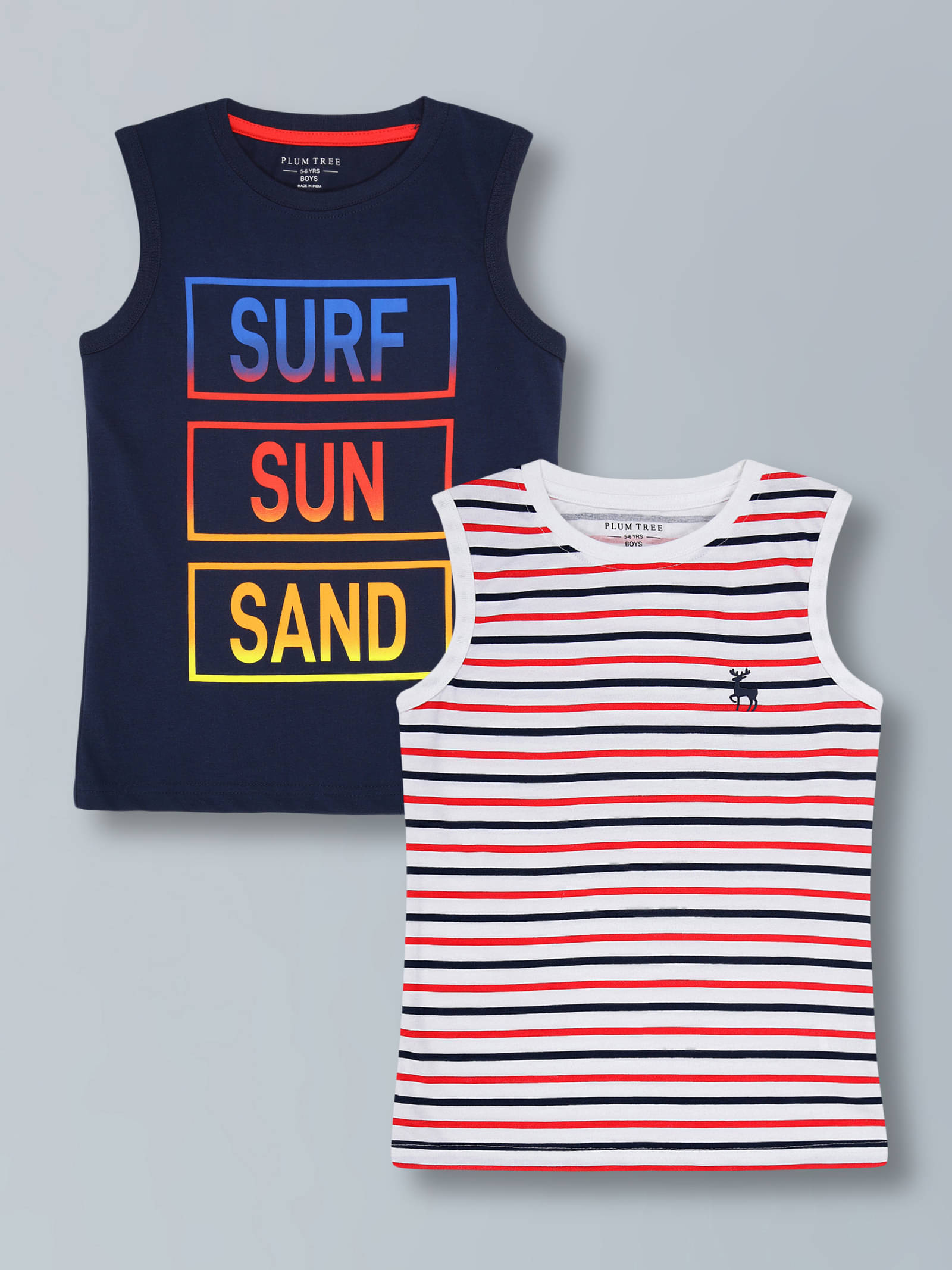     			PLUM TREE Pack of 1 Boys Cotton Polo T-Shirt ( Navy )