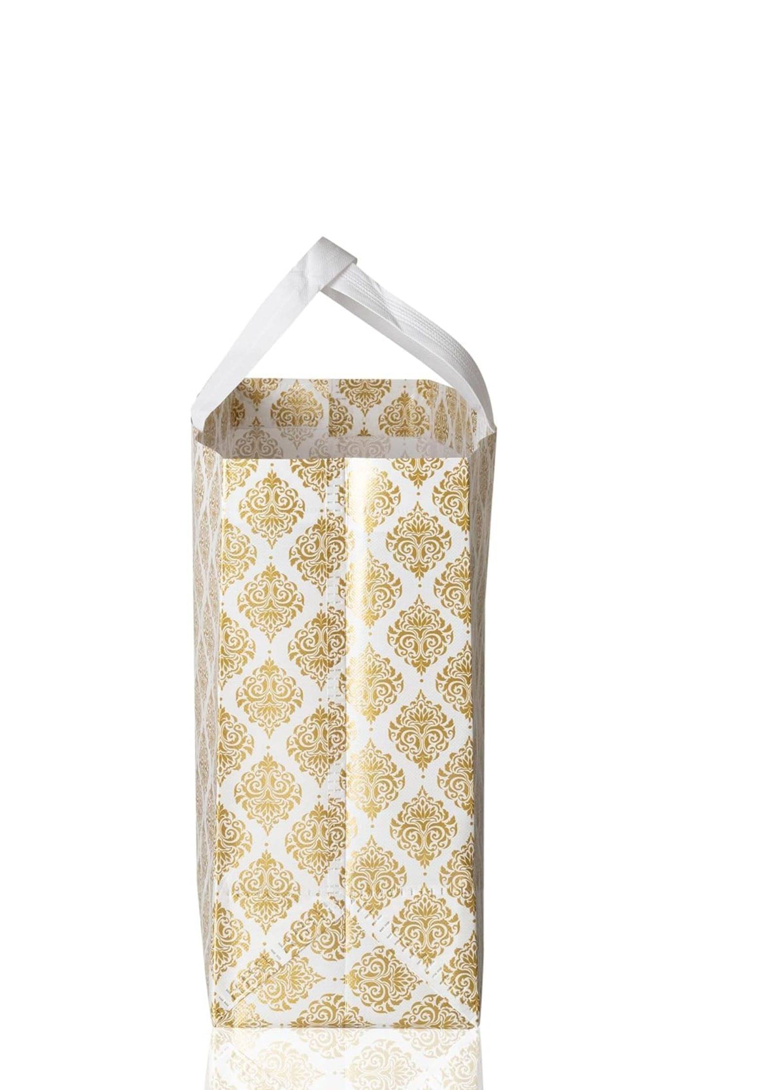     			PUFFSMART White Synthetic Grocery Bag Pack of 1