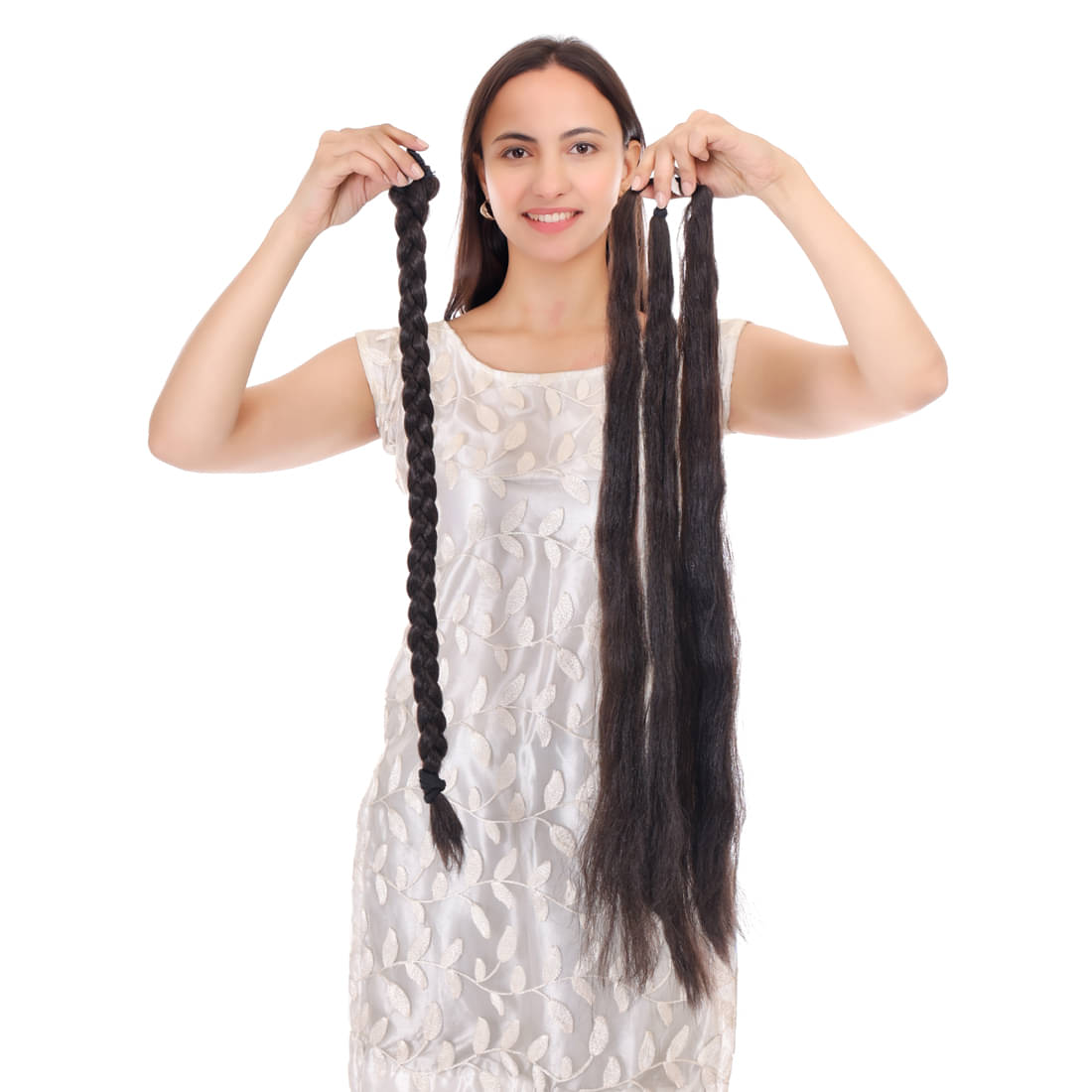     			RITZKART Black Hair Extension ( Pack of 1 )