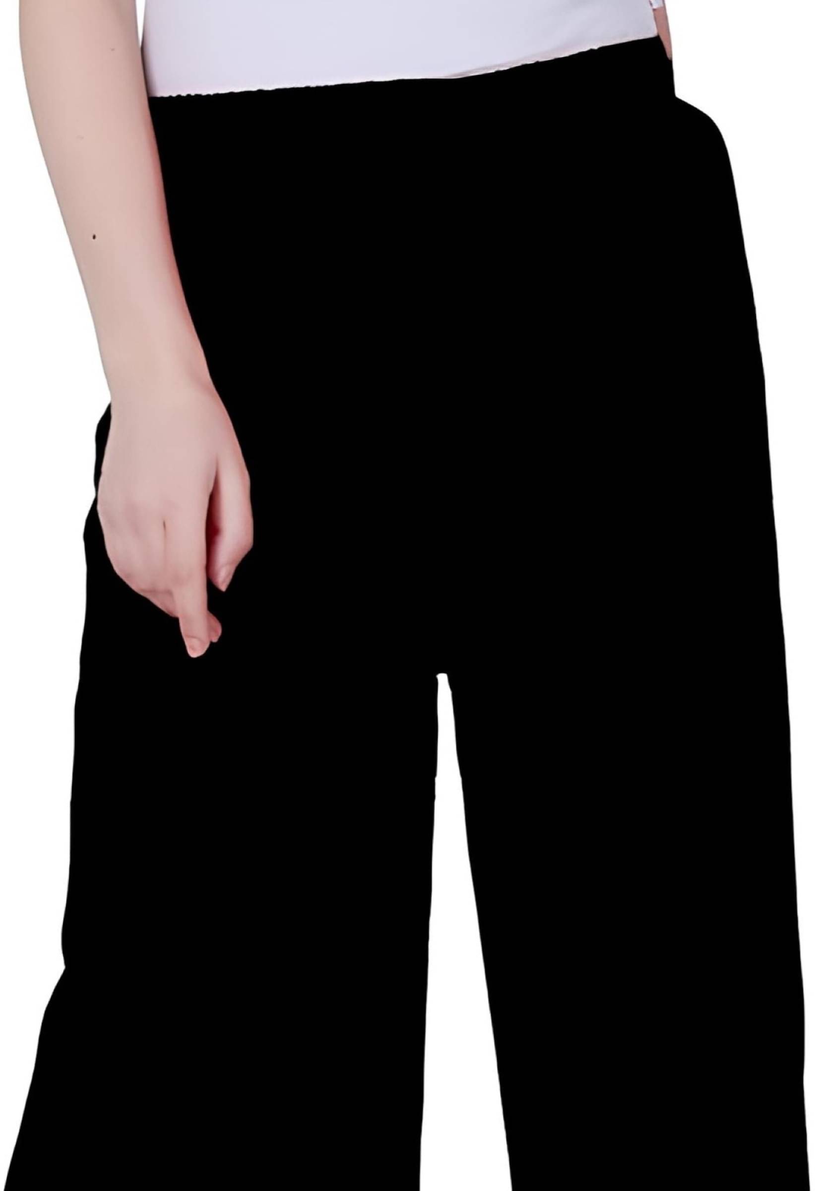     			Reoutlook Pack of 1 Lycra Regular Women's Casual Pants ( Black )