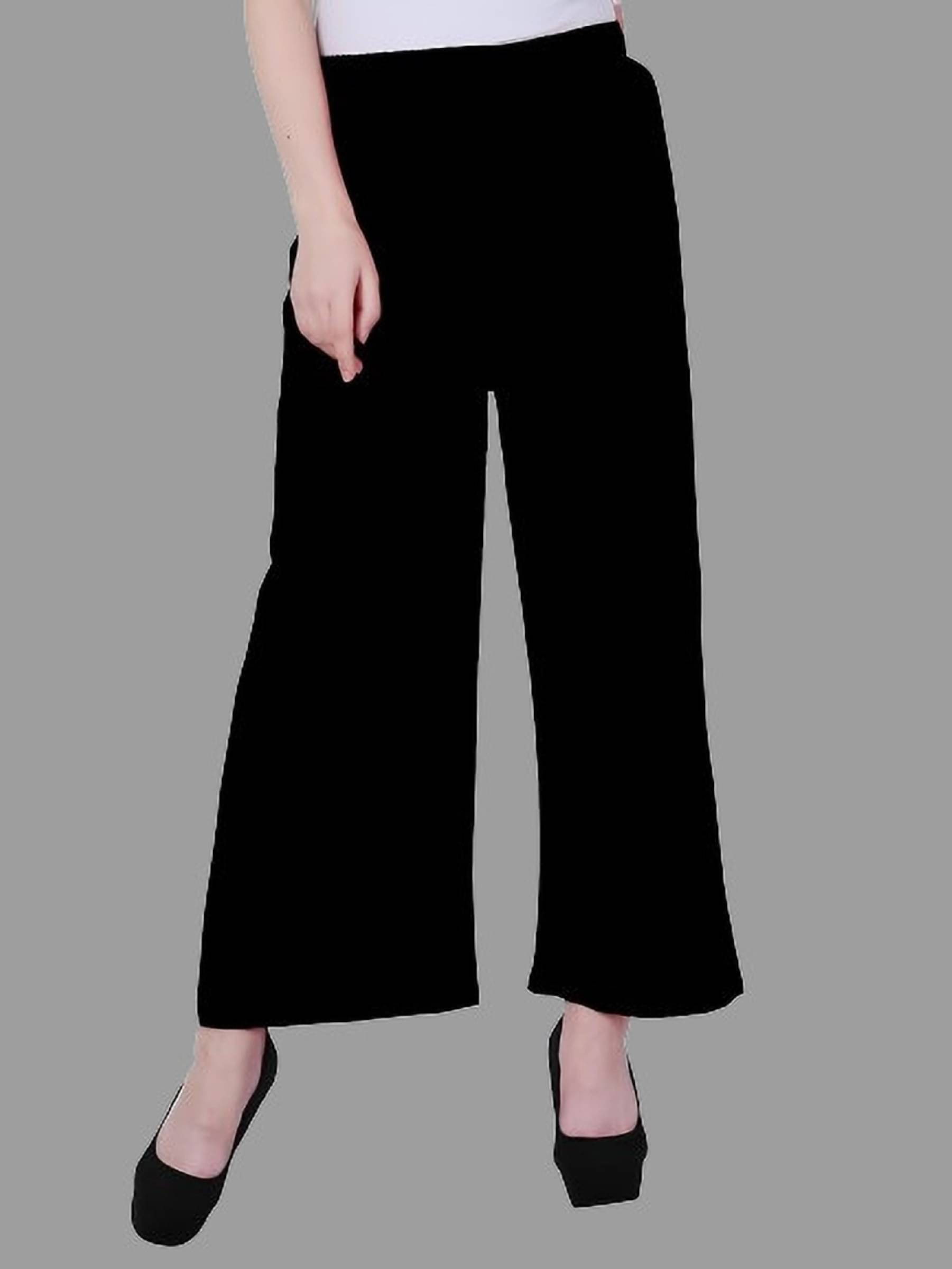    			Reoutlook Pack of 1 Lycra Regular Women's Casual Pants ( Black )