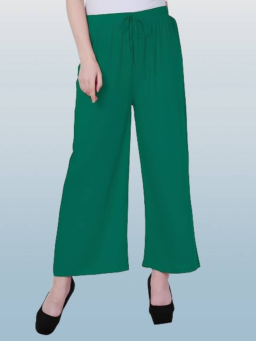     			Reoutlook Pack of 1 Viscose Regular Women's Casual Pants ( Green )