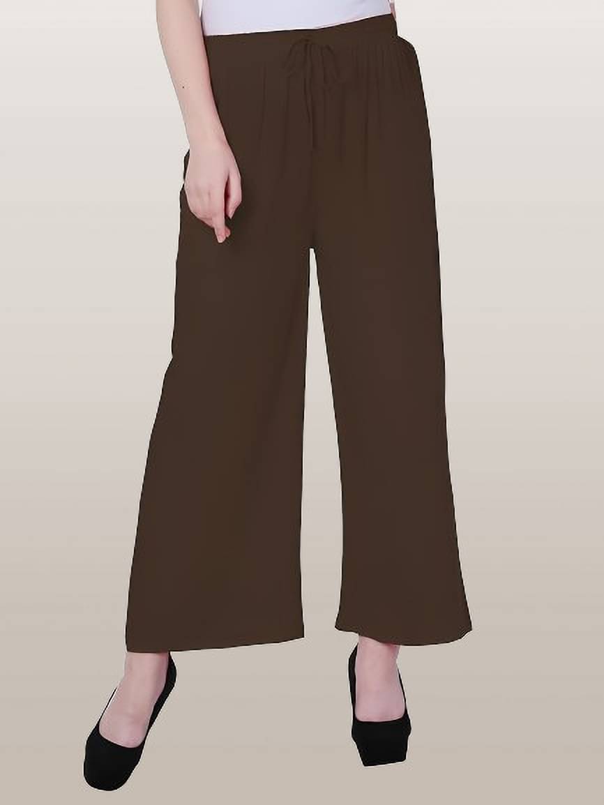     			Reoutlook Pack of 1 Viscose Regular Women's Casual Pants ( Brown )