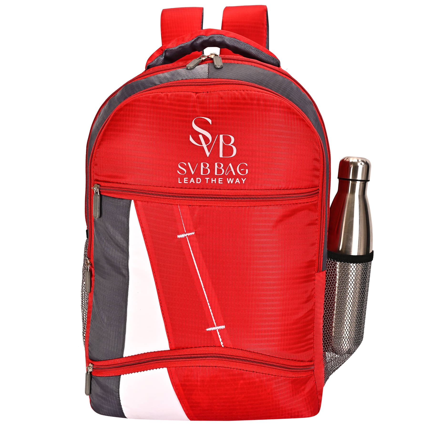     			SVB BAG 35 Ltrs Polyester Backpack *For Boys & Girls ( Red )