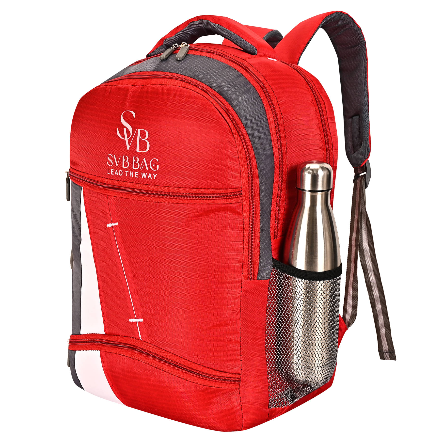     			SVB BAG 40 Ltrs Fabric Backpack *For Boys & Girls ( Red )