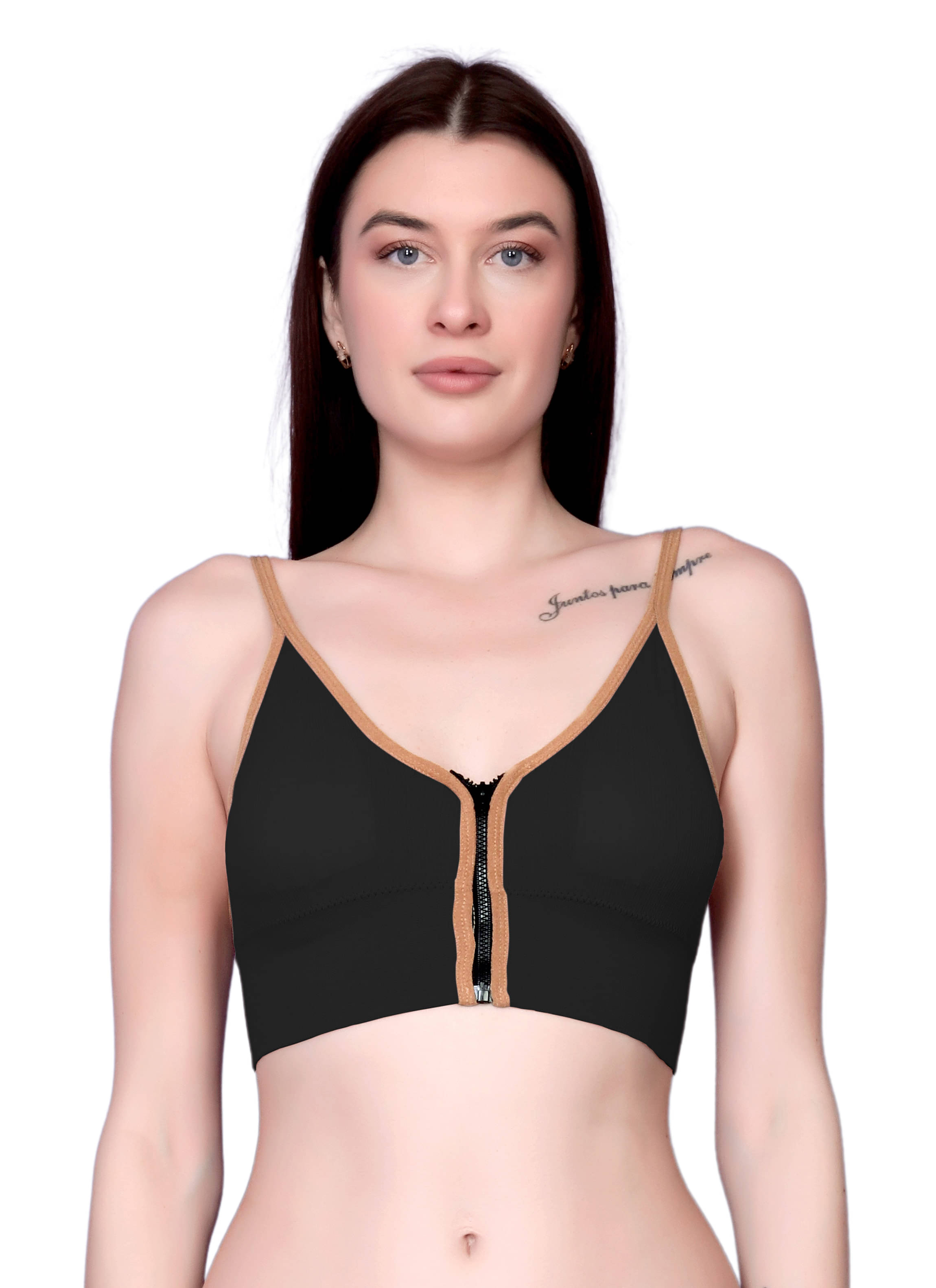 3Mads Pack of 1 Nylon Lightly Padded Bralette Bra For Women ( Black ) 3Mads Pack of 1 Nylon Lightly Padded Bralette Bra For Women ( Black )