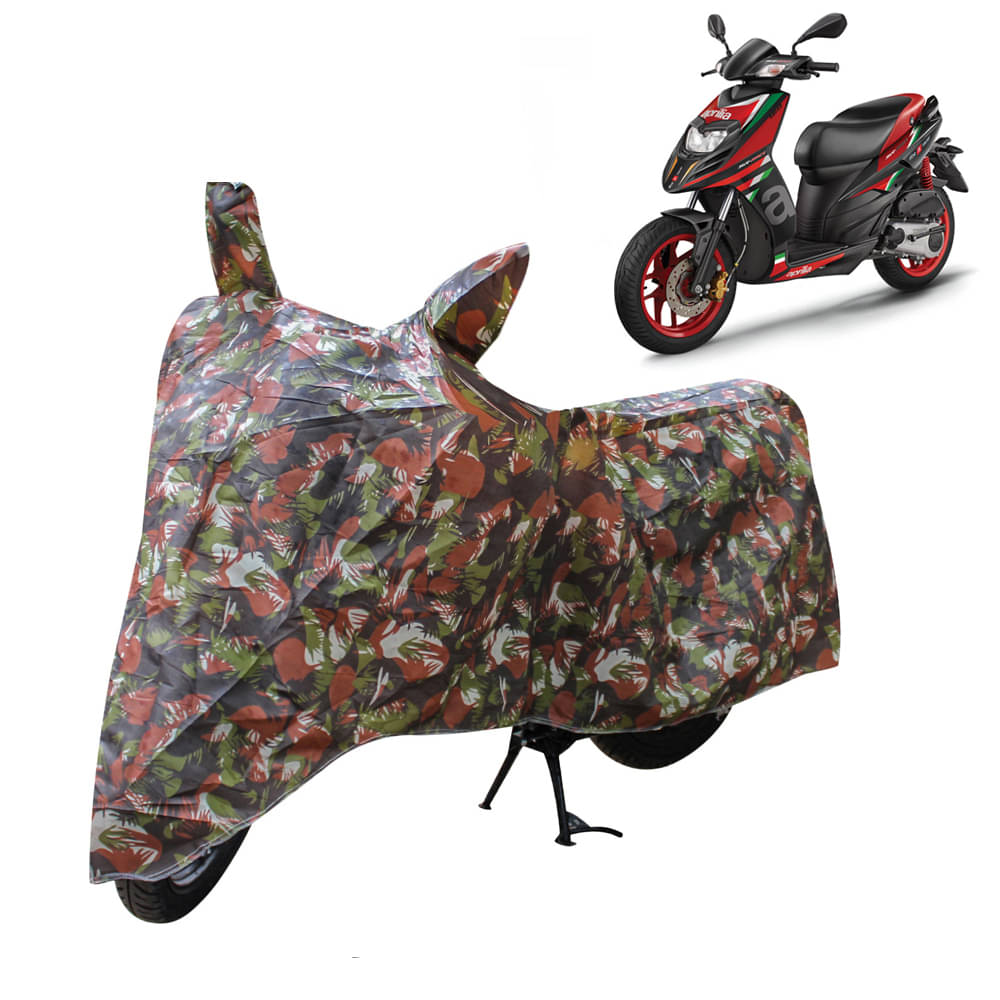     			AutoRetail Bike Body Cover for Aprilia Aprilia SR-150 ( Pack of 1 ) , Jungle