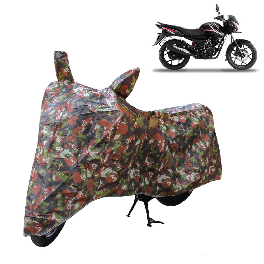     			AutoRetail Bike Body Cover for Bajaj Discover 150S ( Pack of 1 ) , Jungle