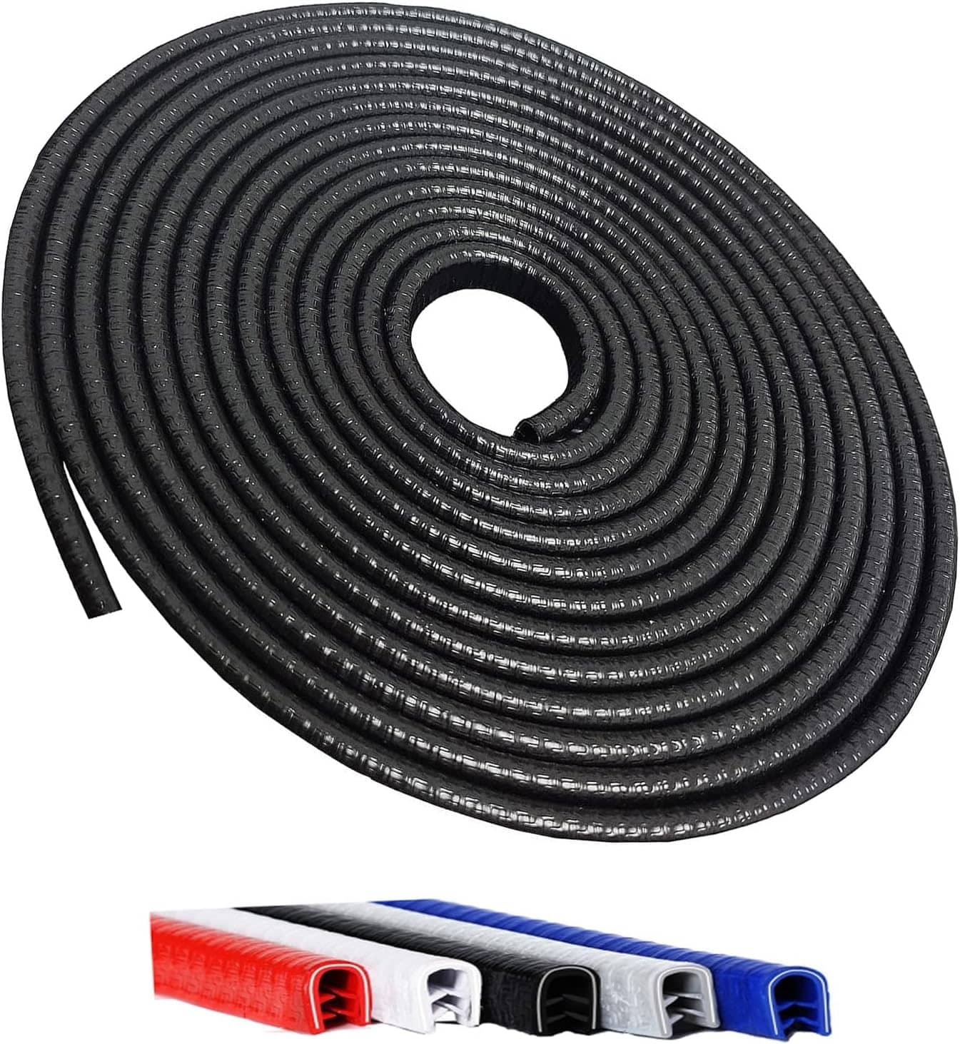CarFrill Door Guard Rubber Black