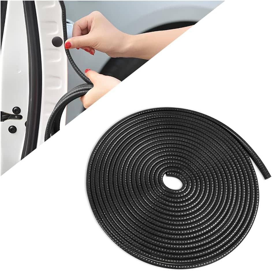 CarFrill Door Guard Rubber Black