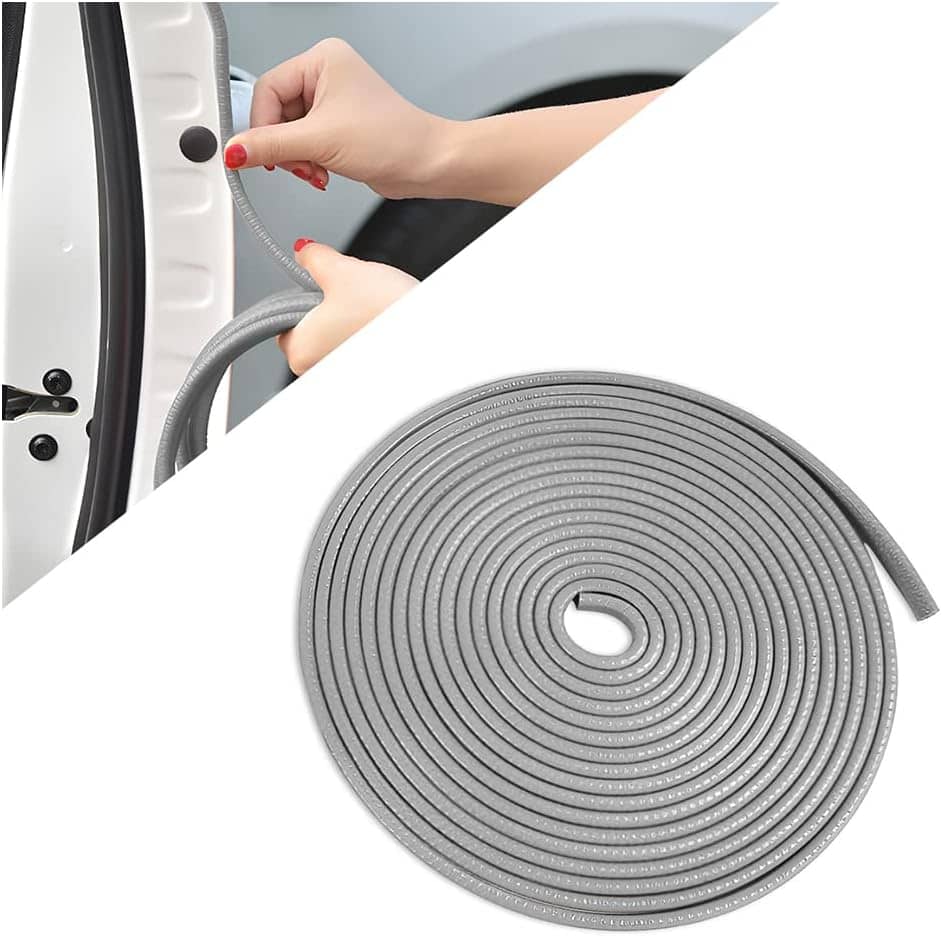 CarFrill Door Guard Rubber Grey