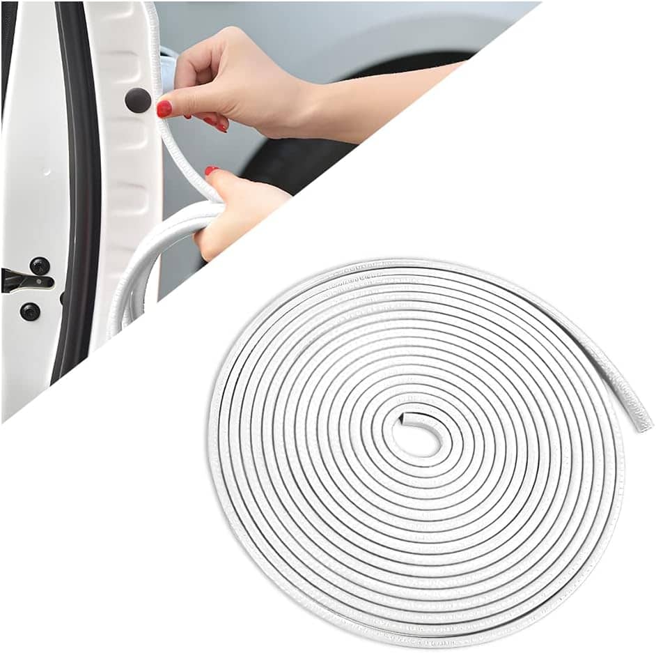 CarFrill Door Guard Rubber White