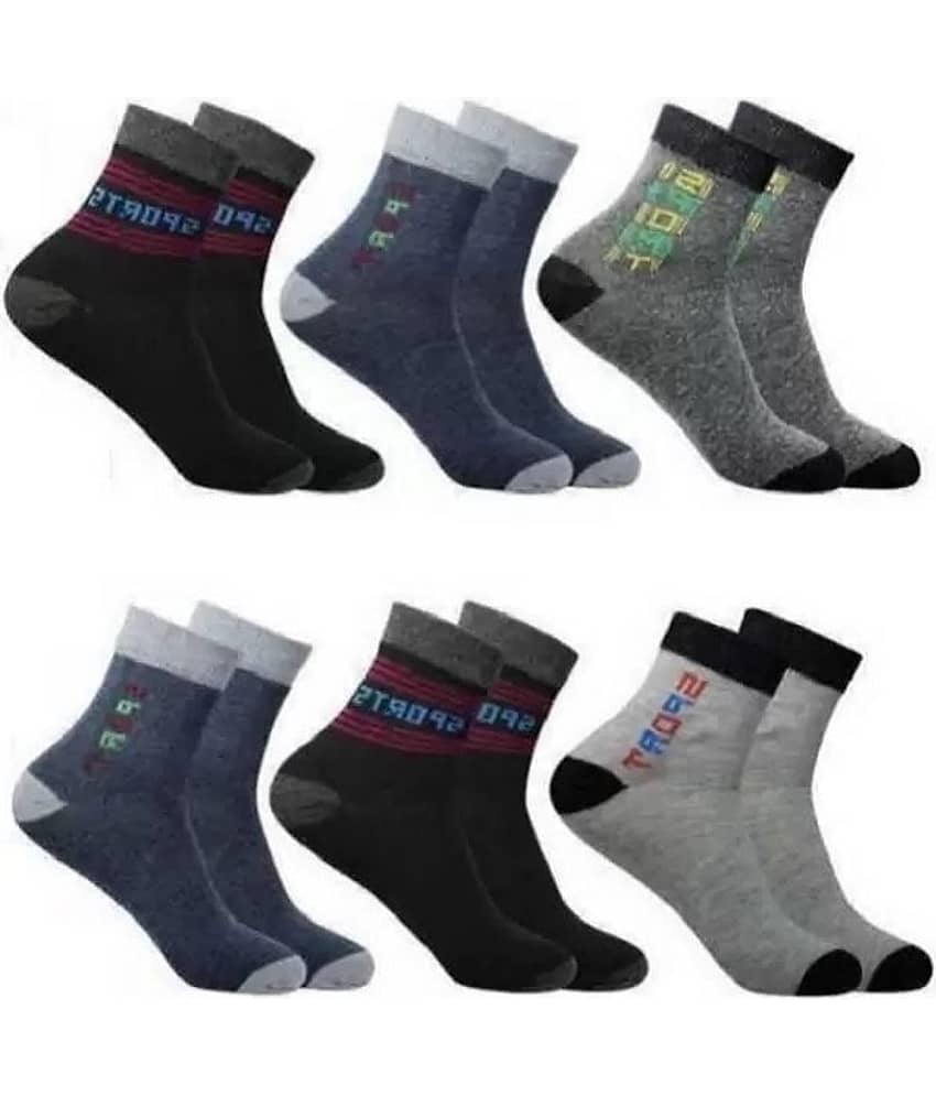 Cavenders Pack of 5 Men's Cotton Blend Ankle Length Socks ( Multicolor ) - Socks | Buy online on ZillyBuy