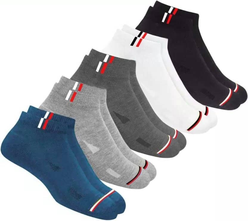 Cavenders Pack of 5 Men's Cotton Blend Ankle Length Socks ( Multicolor ) - Socks | Buy online on ZillyBuy