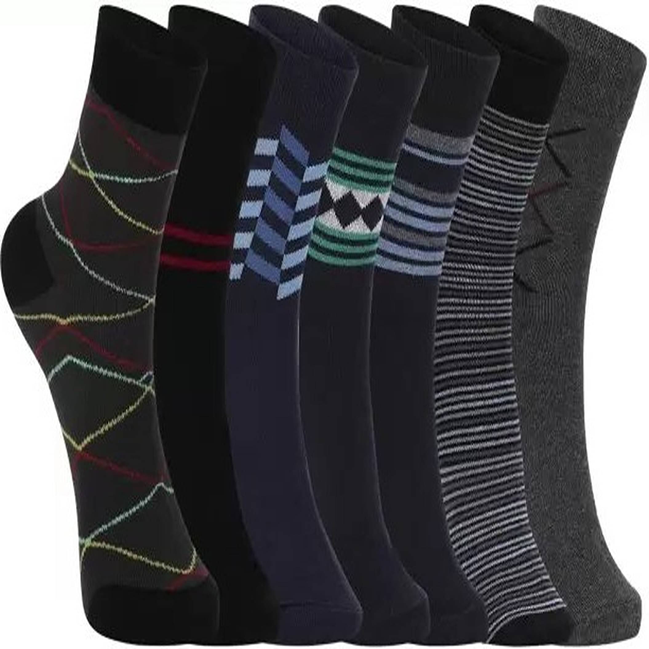 Cavenders Pack of 5 Men's Cotton Blend Ankle Length Socks ( Multicolor 1 )     			Cavenders Pack of 5 Men's Cotton Blend Ankle Length Socks ( Multicolor 1 )