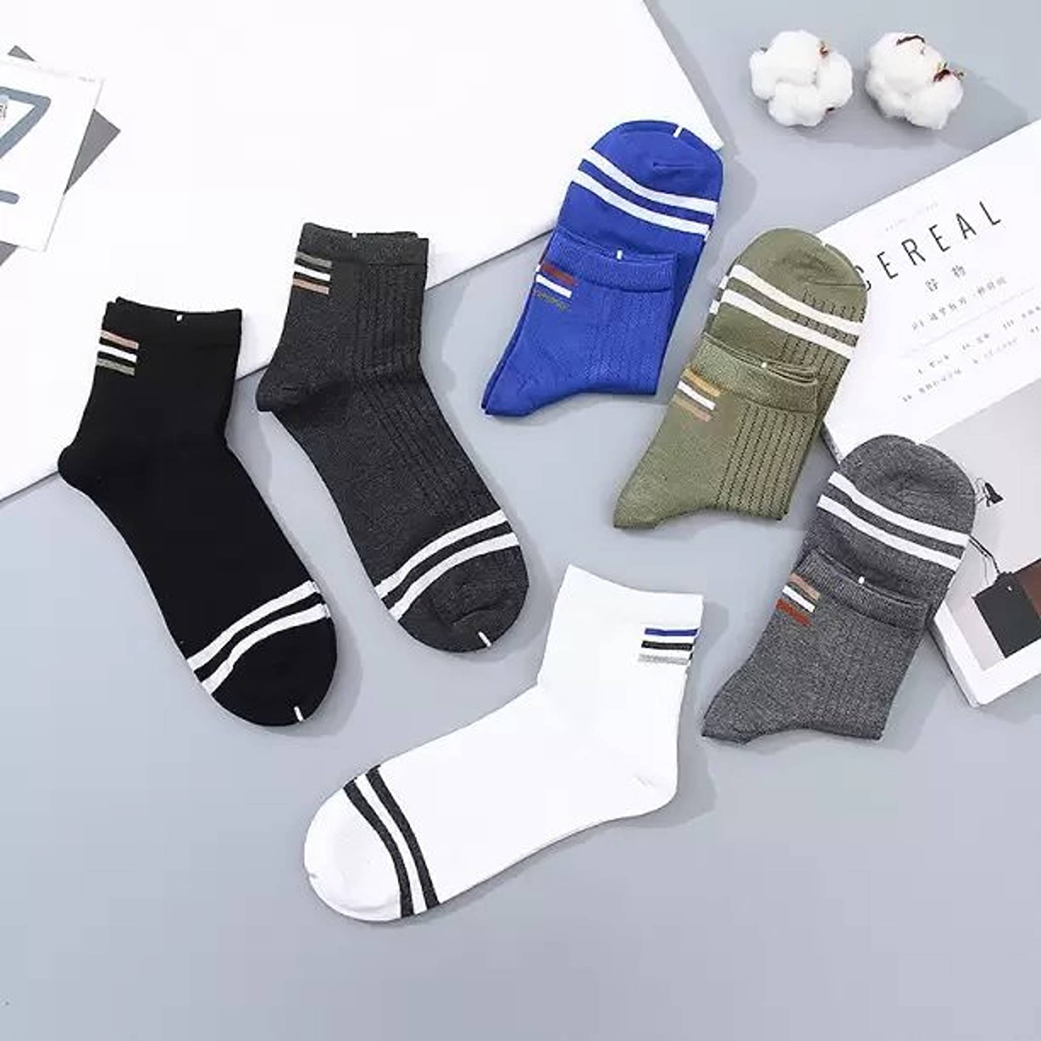 Cavenders Pack of 5 Men's Cotton Blend Ankle Length Socks ( Multicolor 2 ) Cavenders Pack of 5 Men's Cotton Blend Ankle Length Socks ( Multicolor 2 )