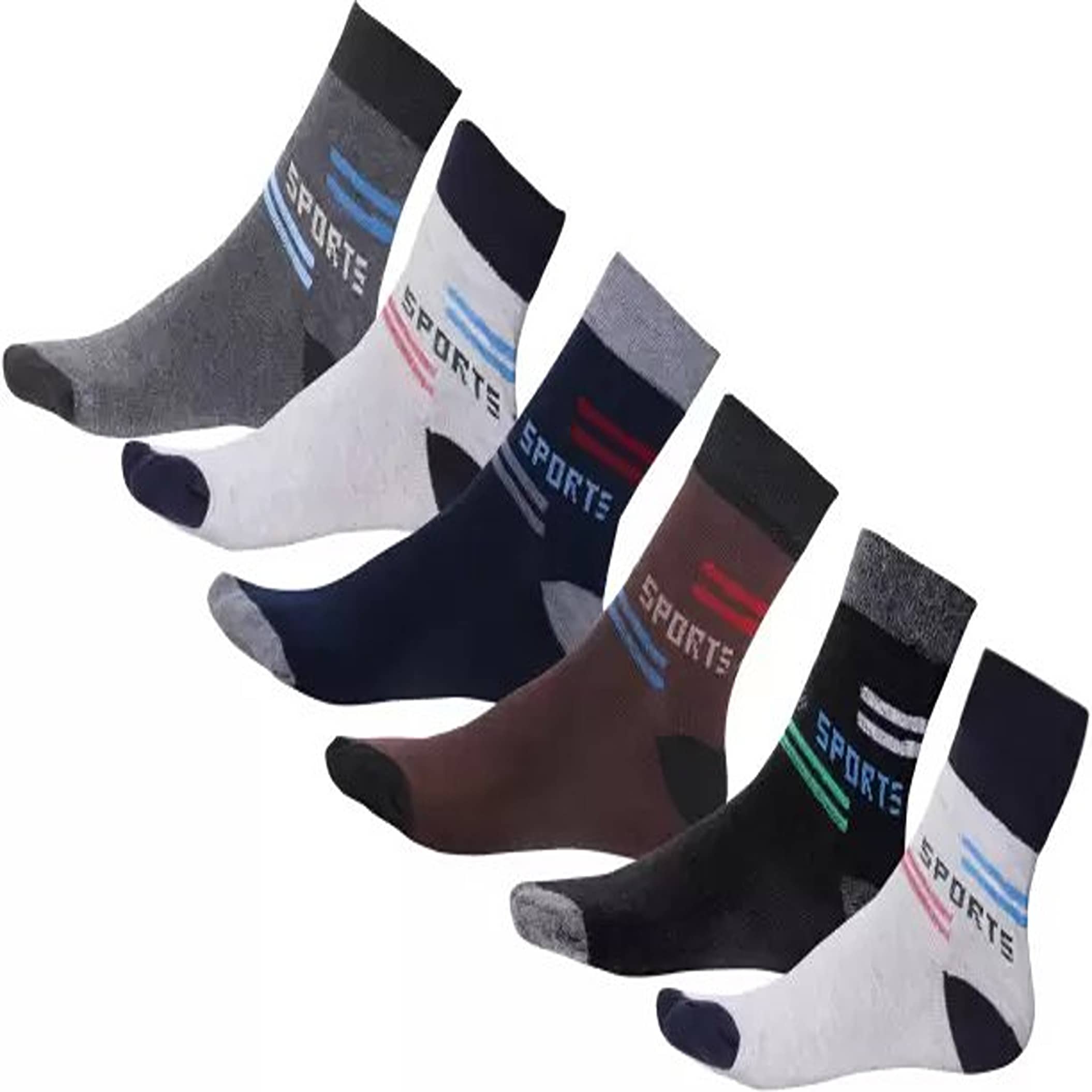 Cavenders Pack of 5 Men's Cotton Blend Ankle Length Socks ( Multicolor ) - Socks | Buy online on ZillyBuy