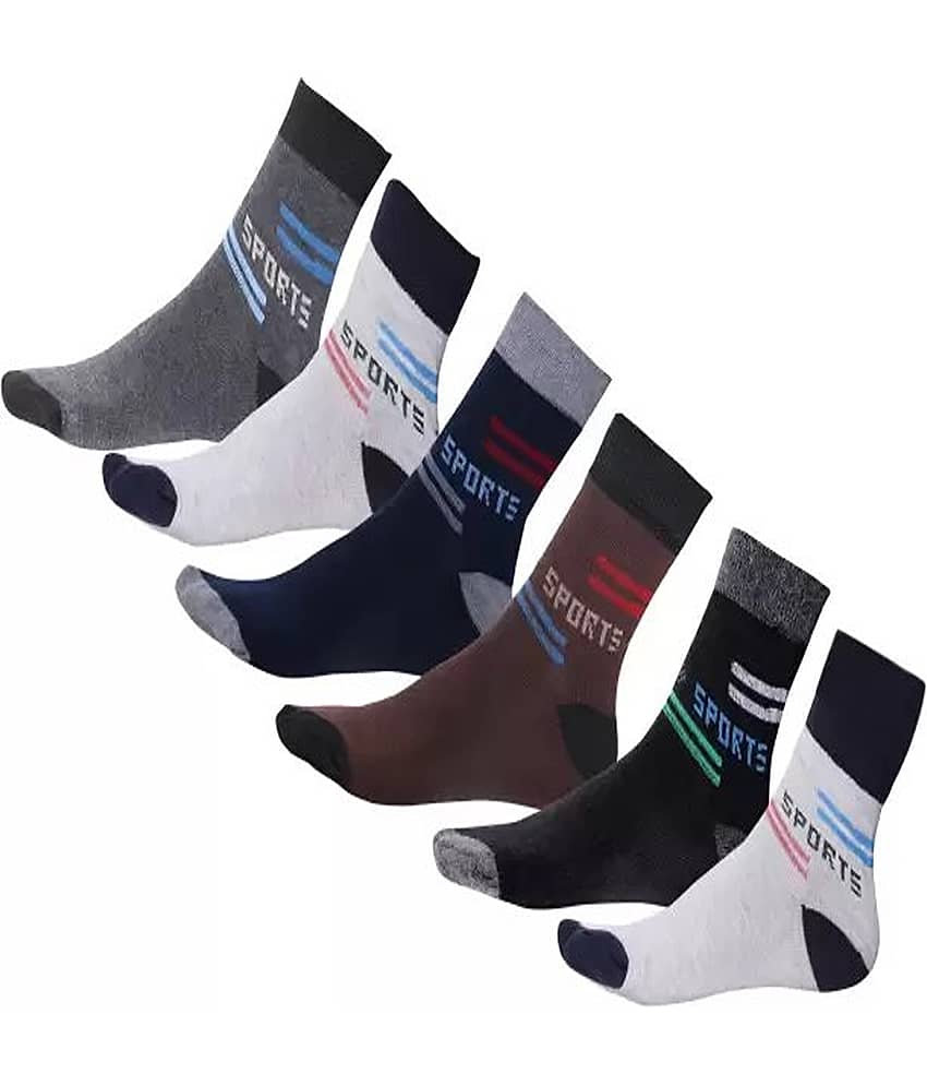 Cavenders Pack of 5 Men's Cotton Blend Ankle Length Socks ( Multicolor ) - Socks | Buy online on ZillyBuy